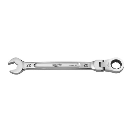 Milwaukee 4932480195 Skralle/kombinøkkel med leddhode 22 mm, Håndverktøy