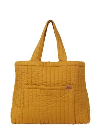Quilted Tote Bag - Ochre Baby & Maternity Care & Hygiene Changing Bags Gul Fabelab*Betinget Tilbud