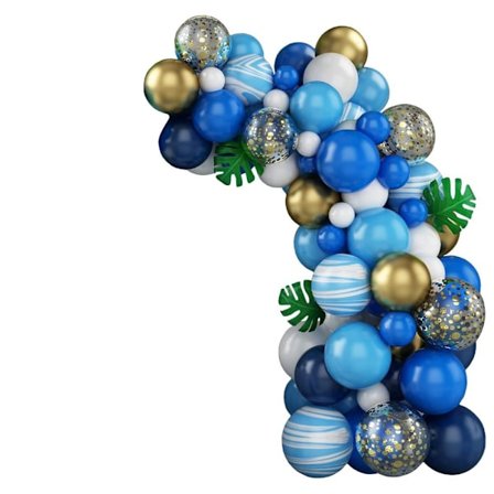 Blue Balloon Garland Kit Blue Agate Balloon Arch Kit