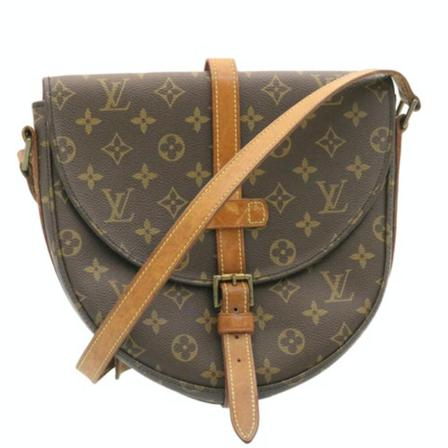 Louis Vuitton Vintage Pre-owned Canvas Chantilly Brun, Dame Vintage Tasker, Størrelse: ONE Size