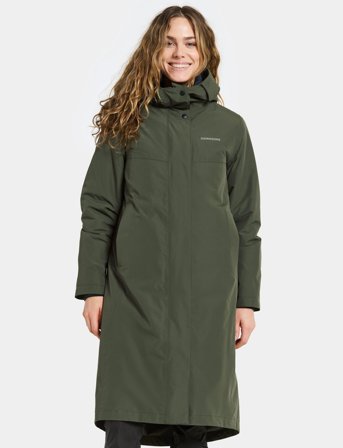 Didriksons Selina Wns Parka - Green - 46