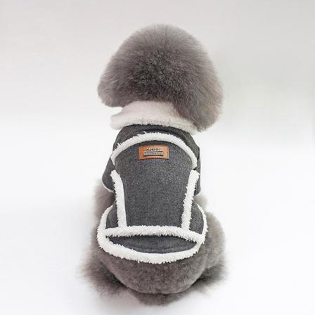 Husdjurskläder Små Och Medelstora Hund Höst Vinter Bomullsrock S