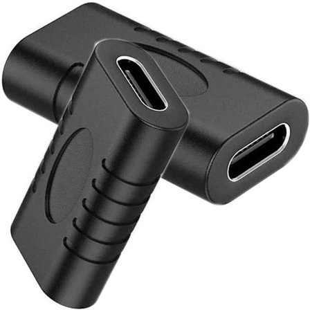 2 stk USB C-kobling, Type C hunn til hunn adapter, USB-C USB 3