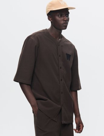 WOOD WOOD Wwhardy Shirt - Brown - M