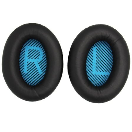 JZF-63 Bose QC35 Ear Cushions 1 Pair Replacement - Black