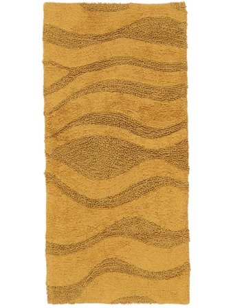 Breeze Tapis De Bain 50X100 Jaune Coton Lavable