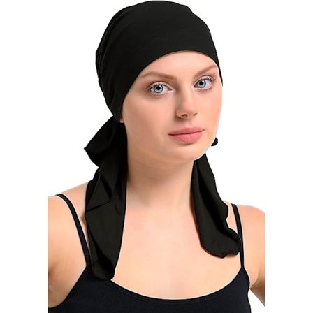Bambu ja Puuvilla Kemoterapia Päänpeite Hiustenlähtöön Mukautettu Sidottava Bandana