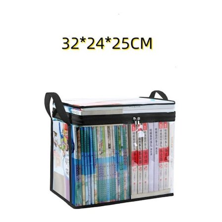 Sarjakuvan säilytyslaukku Kokoontaitettava pussi MUSTA M