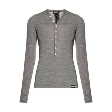 Dsquared2 T-shirt with long sleeves Grå, Dame Langærmet