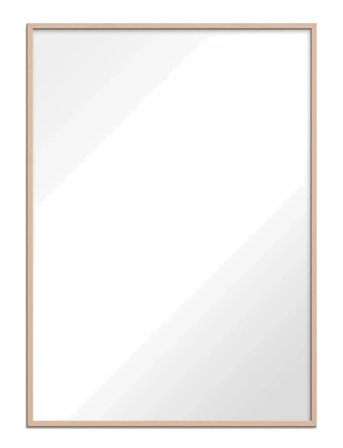 Poster & Frame Rose Wood Mirror - Pink - 70X100CM