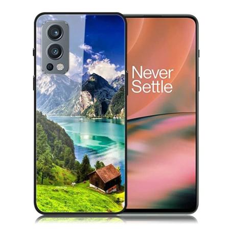 Fantasy OnePlus Nord 2 5G Cover - Green Hills og Hut Multicolor