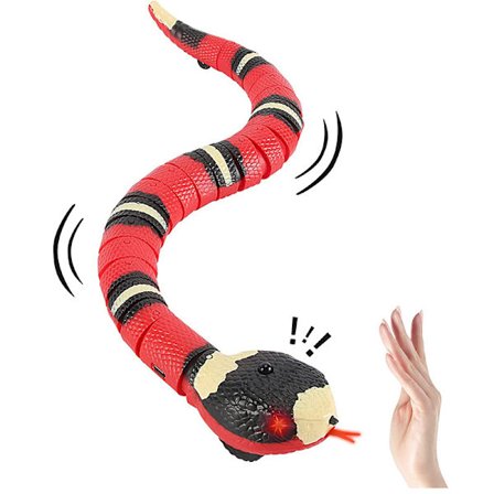 USB Uppladdningsbar Snake Toy Intelligent Sensing Coral Snake Intell