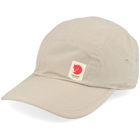 Fjällräven - Beige 5panel Keps - High Coast Lite Cap Fossil 5-Panel @ Hatstore
