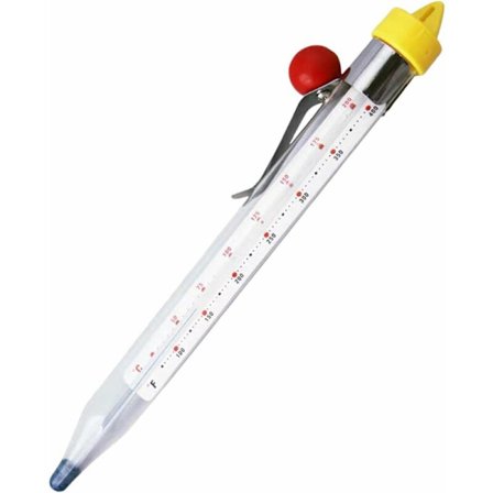 Klassisk stektermometer Kök Temperatur Läsning Mat Termometer - Kök Termometer för Godis Socker, Temperaturområde: 50°C~200°C/100-400°F