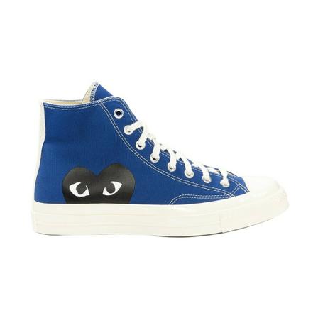 Comme des Garçons Play Chuck Taylor 70 Classic High Tops Blå, Dame, Størrelse: 40 EU