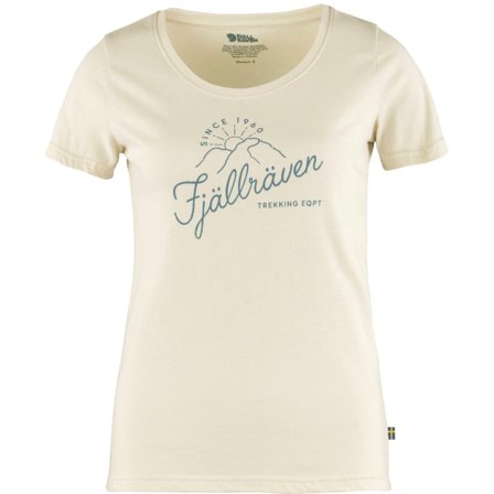 Fjällräven Women's Sunrise T-shirt Women short-sleeved sweaters White XL
