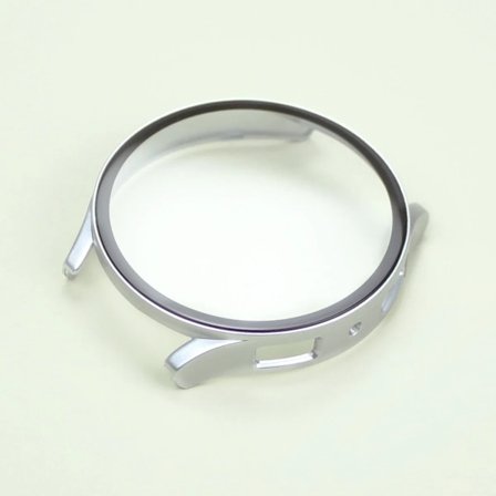 Härdat glas + Skal för Samsung Galaxy Watch 6/5/4 skydd 44mm 40mm Full PC bumper skärmskydd Galaxy Watch 7/FE Tillbehör