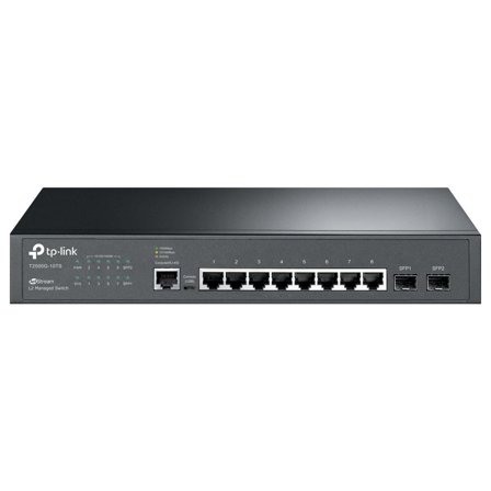 TP-Link JetStream T2500G-10TS - switch - 8 porter - Styrt - rackmonterbar