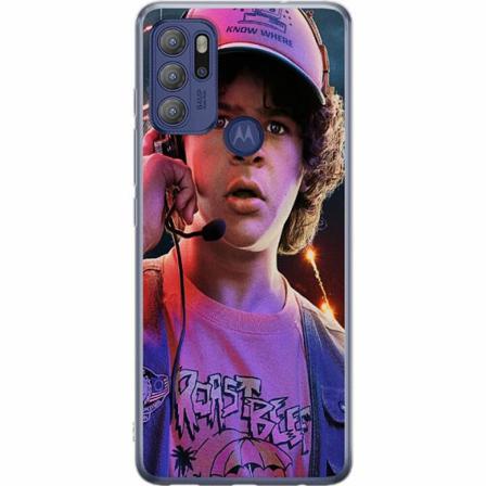 Motorola Moto G60s Mjukt Skal - Stranger Things - Dustin Hende