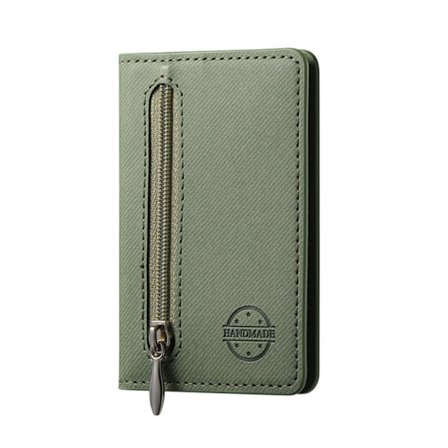 Magnetiskt Flipfodral Kortplånbok Med Flera Fack Och Myntficka För Mobil