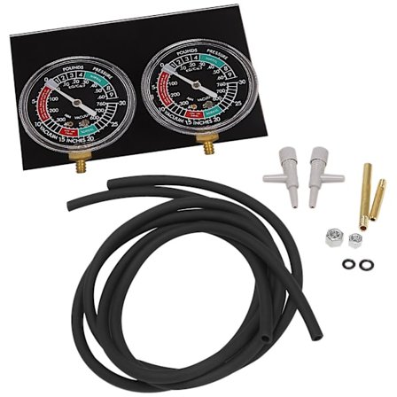 1 sæt motorcykel karburator synkroniserings vakuum målere værktøj vakuum måler balancer til // sort