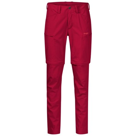 Bergans Women's Utne Zipoff Pant Women hiking trousers Red S