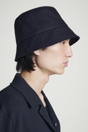 COS Linen Bucket Hat in Blue - Men