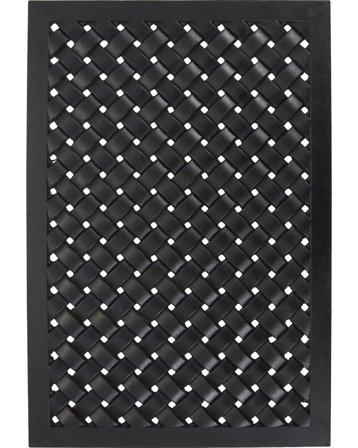 House Doctor Braid Dørmatte Flettet Sort_60x90