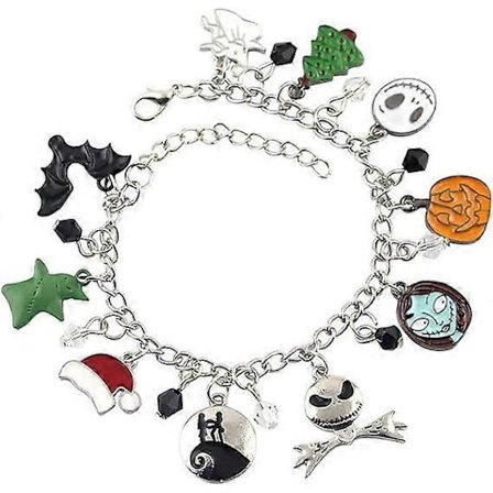 The Nightmare Before Christmas Legeringsarmband Handgjorda Smycken Multi Berlockarmband Smycken (FMY)