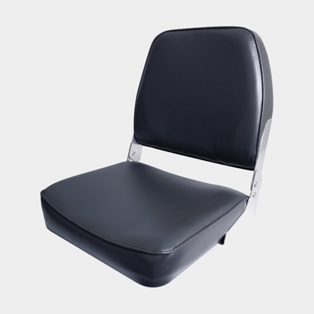 Silla náutica plegable ESM SC40, 38 x 33 x 43 cm, gris oscuro