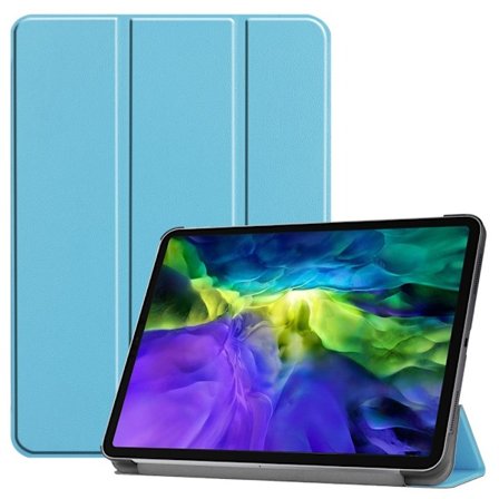 iPad Air 2025-2020 / Pro 11 Fodral Tri-Fold Ljus Blå