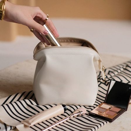 Kosmetikväska Makeup Förvaringsorganisatorer VIT