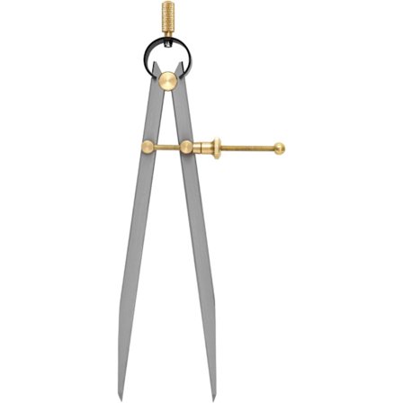 Tørrpunktskompass, vingesprekker, 200 mm, ZQKLA