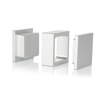 2,5x2,5 tommer 6061 Pre Rosin Maskin Forpressing Plate Ren Aluminium Forpressing Form Plate