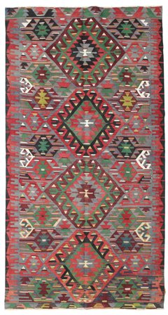 Vintage Kilim Vintage Tureckie Dywan 176X332 Wełna