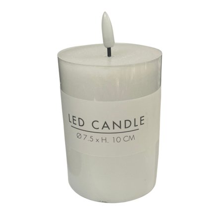 Ljus LED vitt 7,5x10 cm timer