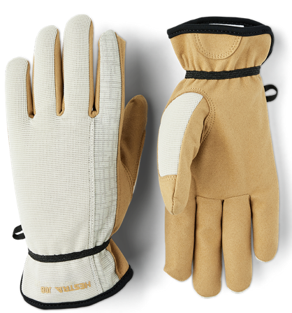 Hestra Pro Terra Utility Havehandsker Hvid/gul, Tøj