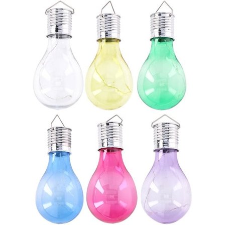 Solcells LED-glödlampa – snygg och praktisk utomhusbelysning