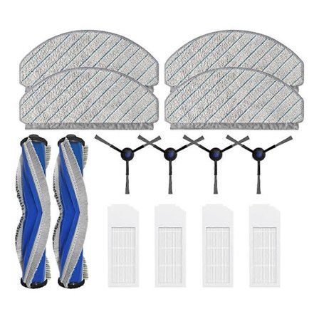 For ECOVACS DEEBOT N20 / N20 PLUS / N20 PRO PLUS Reservedeler Tilbehør Hovedsidebørste Hepa