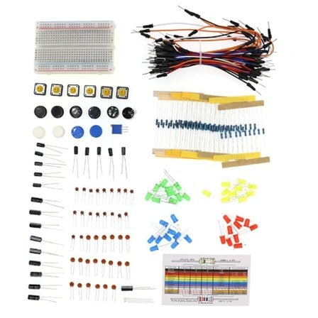 400 hull for motstand for Arduino/LED/kondensator/hopper/brødbrett motstandssett