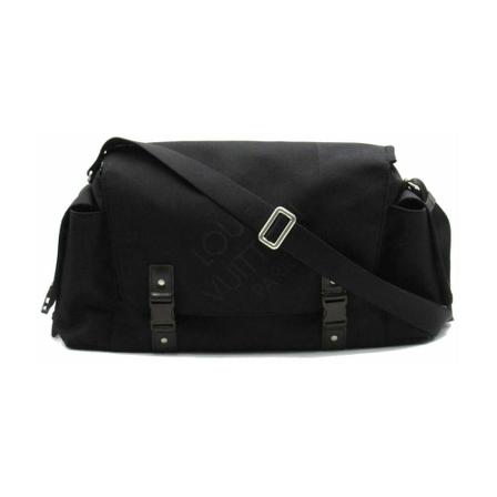 Louis Vuitton Vintage, Pre-owned Cross Body Bags Zwart, Dames, Maat:ONE Size,nylon