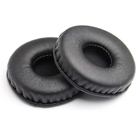 Runde øretelefoner 1 par 75mm Universal udskiftning hovedtelefon puder