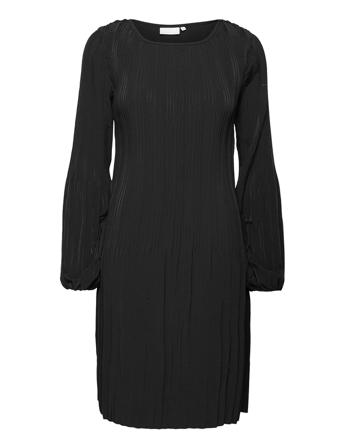 Dress W. Pleats Black Coster Copenhagen