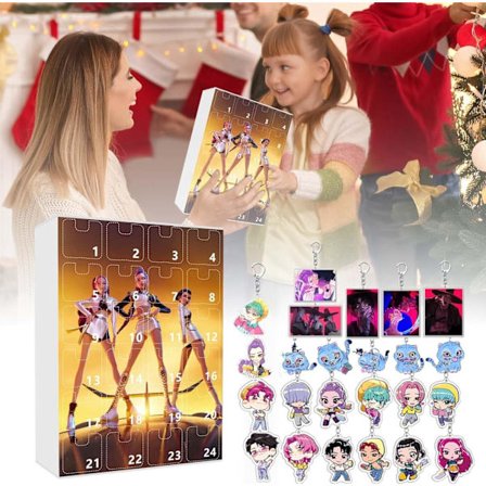 Joulukalenteri 2025, Avaimenperä-joulukalenteri 24 avaimenperäleluilla, Halloween-joulukoristeet lapsille, aikuisille, teineille tai