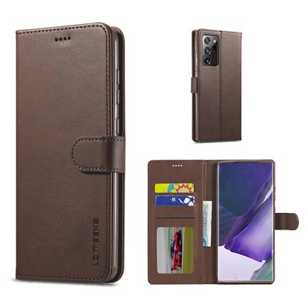LC.Imeeke läder Samsung Galaxy Note 20 fodral - Brun