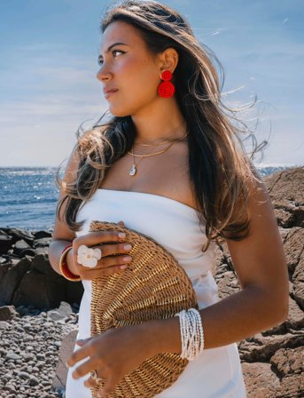 By Jolima Biot Pearl Bracelet - Gold - ONE SIZE