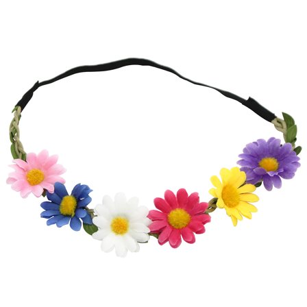 Hårbånd med Fargerike Blomster