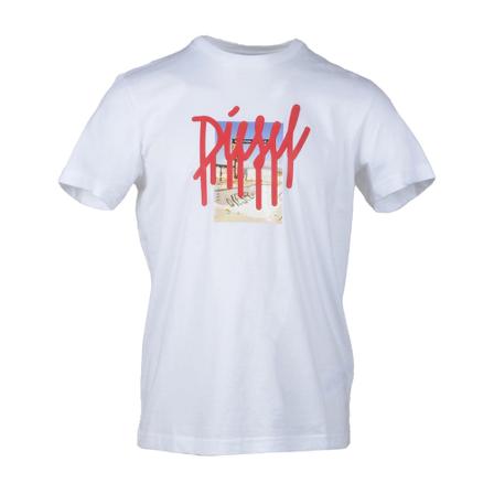 Diesel, T-Shirts Wit, Heren, Maat:M