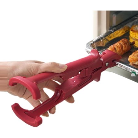 Kuumapihdit, lämmönkestävät liukumattomat pihdit, palovammoja estävä turvallinen ote, keittiötyökalu keittiöön, mikroaaltouuniin, astiaklipsi