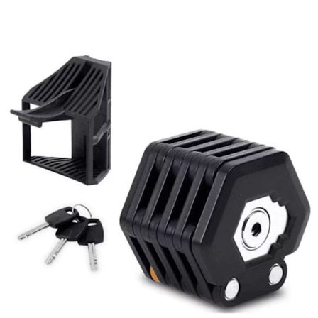 Sykkellås, Høy Sikkerhet Sammenleggbar Tyverisikker Lås, El-Sykkel